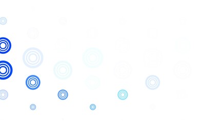 Light Green vector pattern with spheres.