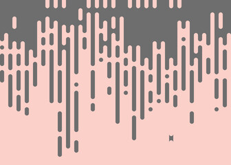 Abstract Rounded Color Lines halftone transition background illustration