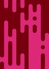 Abstract Rounded Color Lines halftone transition background illustration