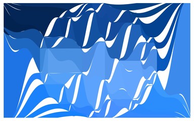 Light BLUE vector polygonal illustration, which consist of triangles with a gemstone in center. Triangular design of a huge diamond for your business. Creative geometric background of gems.