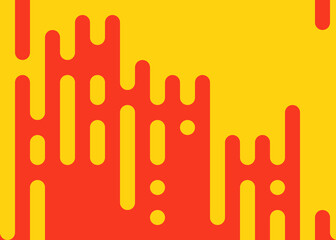 Abstract Rounded Color Lines halftone transition background illustration