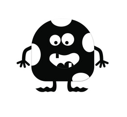 cute cartoon monster. Vector graphics