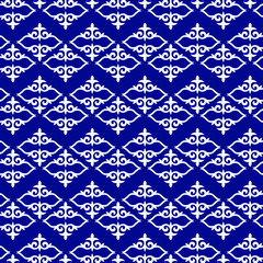 Decorative seamless pattern with ethnic element. Kyrgyz and Kazakh,  Uzbek, Tatar, Yakut ornaments. Texture for background, wallpaper, holiday, fabrics, gift wrapping, home textile. Vector.