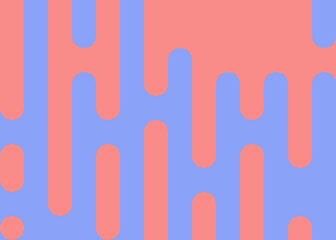 Pink Peach color Abstract Rounded Color Lines halftone transition background illustration