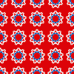 Decorative seamless pattern for round element. Abstract texture designs can be used for backgrounds, motifs, textile, wallpapers, fabrics, gift wrapping, templates. Design Paper For Scrapbook. Vector.