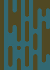 Peacock Blue color Abstract Rounded Color Lines halftone transition background illustration