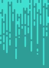 Turquoise color Abstract Rounded Color Lines halftone transition background illustration