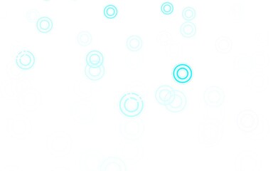 Light Blue, Green vector template with circles.