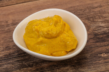 Asian Curry sauce in the bowl
