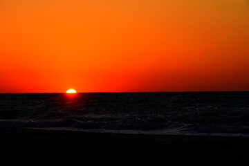 Beautiful sea in the early morning