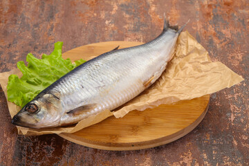 Salted herring fish