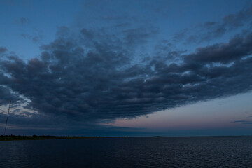 sunset in the Baltic Sea