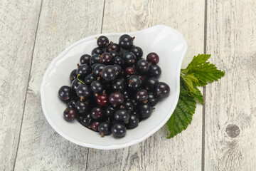 Fresh ripe sweet black currant