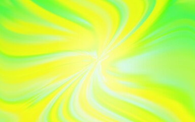 Light Green, Yellow vector blurred background. Modern abstract illustration with gradient. New design for your business.