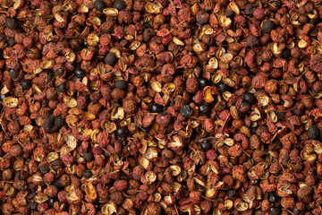 Dried Sichuan pepper seeds