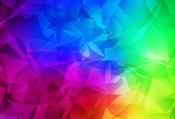 Fototapeta premium Dark Multicolor vector abstract mosaic backdrop.