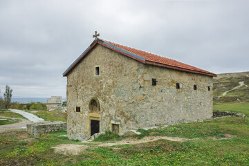 Fototapeta na wymiar Saint Demetrius Church, XIV century. Feodosia, Crimea.