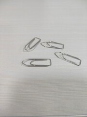 paper clip on white background