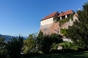 Fototapeta na wymiar Castle in the mountains. Graz