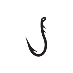 Fishing Hook icon vector