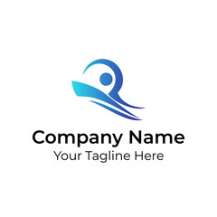 Abstract Simple Minimalist Logo Vector