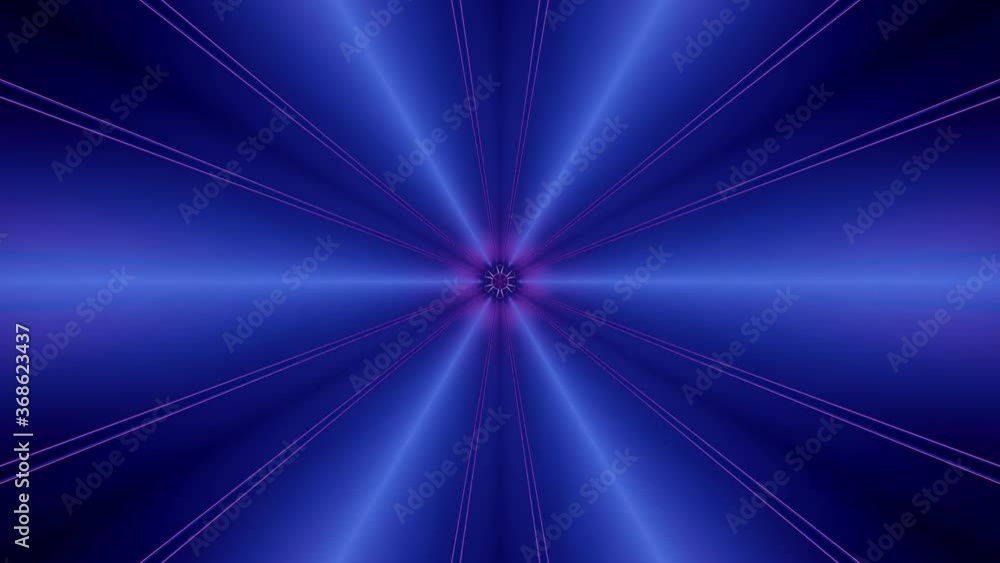 Poster background in style of cyberpunk or high-tech future. sci-fi tunnel transformer with neon lights. 4k