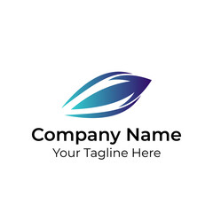 Abstract Simple Minimalist Logo Vector