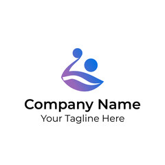 Abstract Simple Minimalist Logo Vector