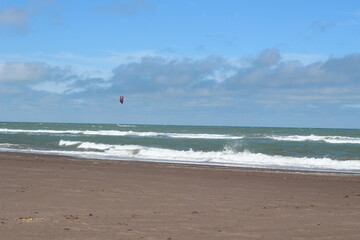 Playa Dunamar en la costa Argentina