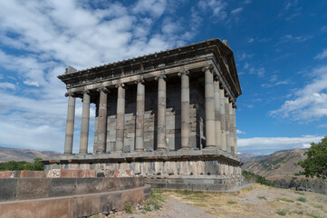 Fototapeta na wymiar Classical Hellenistic sun temple of Garni, Kotayk Province, Armenia, Caucasus, Middle East, Asia