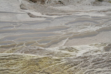 Limestone terraces at Pamukkale, near Denizli, Turkey