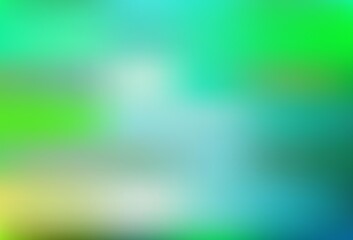 Light Green vector blurred bright pattern.
