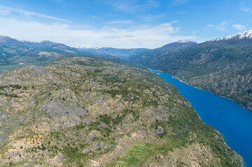 Laguna San Rafael National Park, Aerial view, Aysen Region, Patagonia, Chile