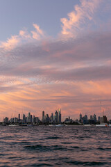 Fototapeta premium Water views of Melbourne in Australia