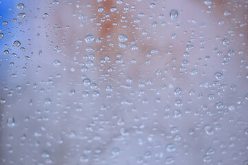 wet glass background