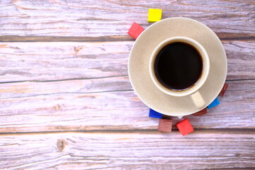 cup of coffee with cinnamon