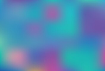 Dark Green vector colorful blur background.