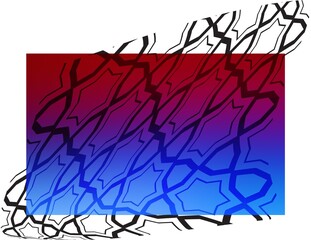 Light Blue, Red vector background with colored stars. Blurred decorative design in simple style with stars. Template for sell phone backgrounds.