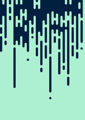 Abstract Rounded Color Lines halftone transition background illustration