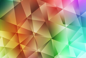 Light Multicolor vector polygonal pattern.