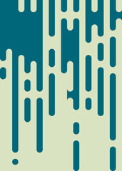 Abstract Rounded Color Lines halftone transition background illustration