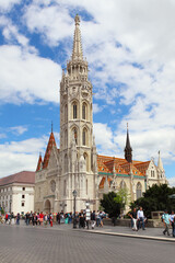 St. Matthias Church in Budapest. One of the main temple in Hungary