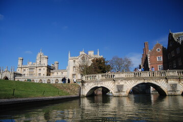 Punting, River Cam, Cambridge, England
