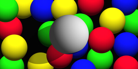 colorful Easter eggs illustration background