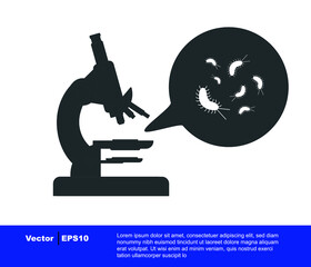 Microbiological examinations in the microscope. Login screens for websites and mobile apps.