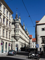 Fototapeta na wymiar Old street in Graz