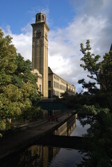 Fototapeta premium Saltaire, Shipley, Derbyshire, England