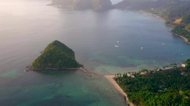 El Nido Palawan Corong  Corong Bay Drone