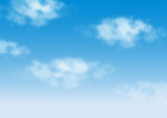 雲と空 夏空 背景素材 イラスト ベクター