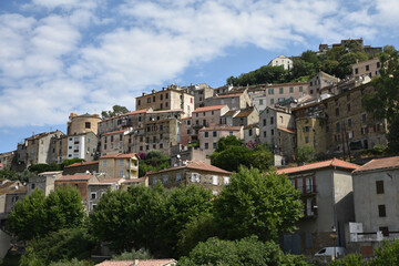 Fototapeta na wymiar Village d'Oletta dans le Nebbio, Corse